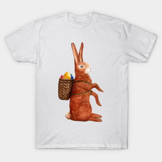 Easter bunny, retro without background T-Shirt by Kunst und Kreatives